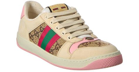 gucci screener gg sneakers|gucci screener sneaker with crystals.